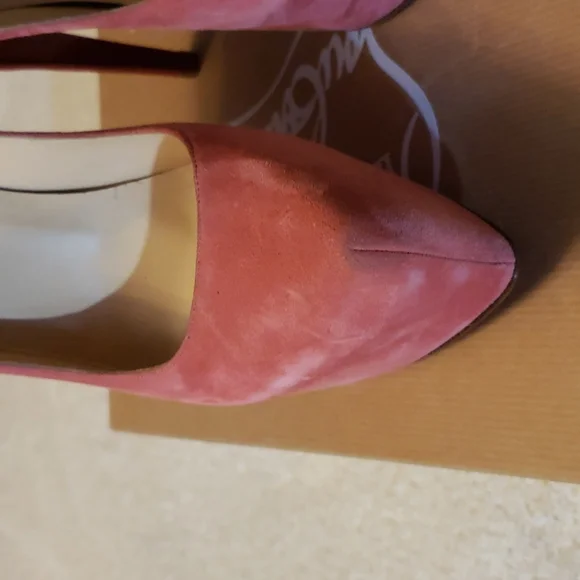 Christian Louboutin size 40 color pink suede 100% AUTHENTIC - Picture 4 of 16